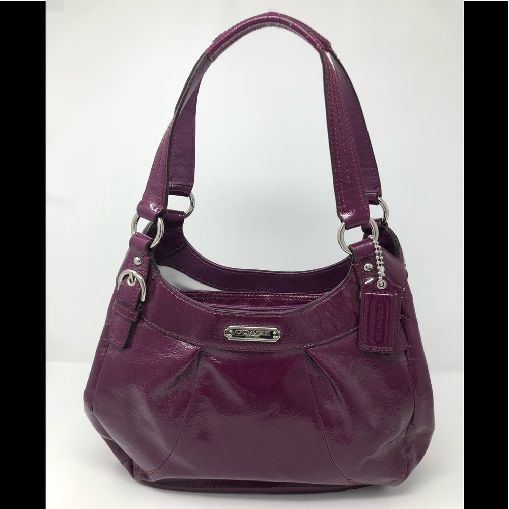 Coach Soho Patent Leather Plum Colored Purse